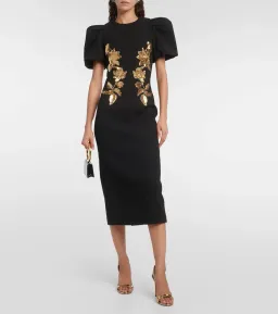 Rebecca Vallance Versailles Sequin Embellished Midi Dress Size 10 for rent on The Volte - image 1