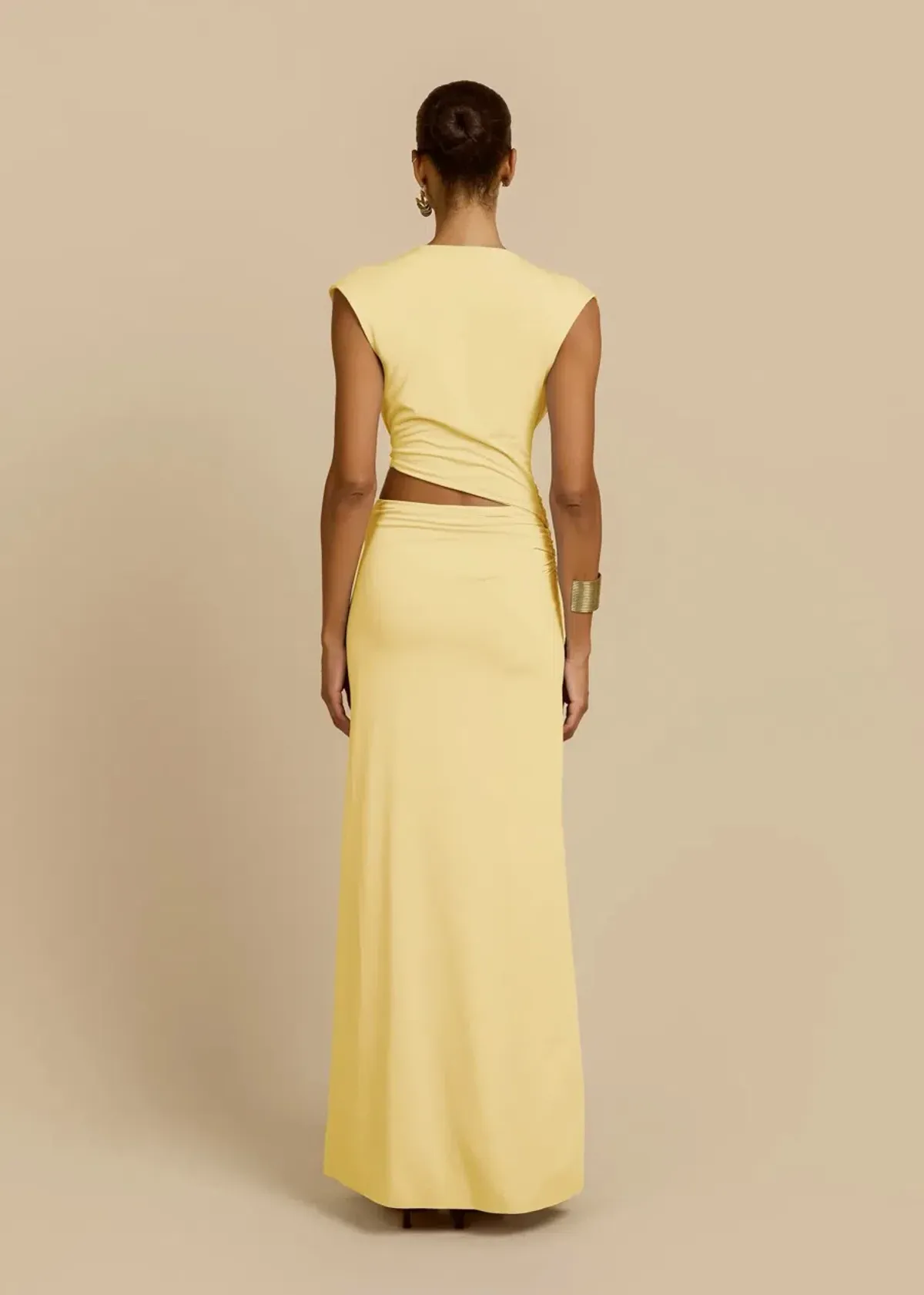 ARCINA ORI JADE DRESS LEMON SIZE 8 (S) - Image 3