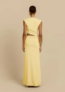 ARCINA ORI JADE DRESS LEMON SIZE 8 (S) for rent on The Volte - image 3