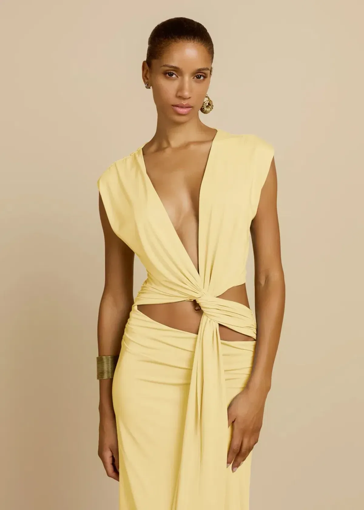 ARCINA ORI JADE DRESS LEMON SIZE 8 (S) - Image 4