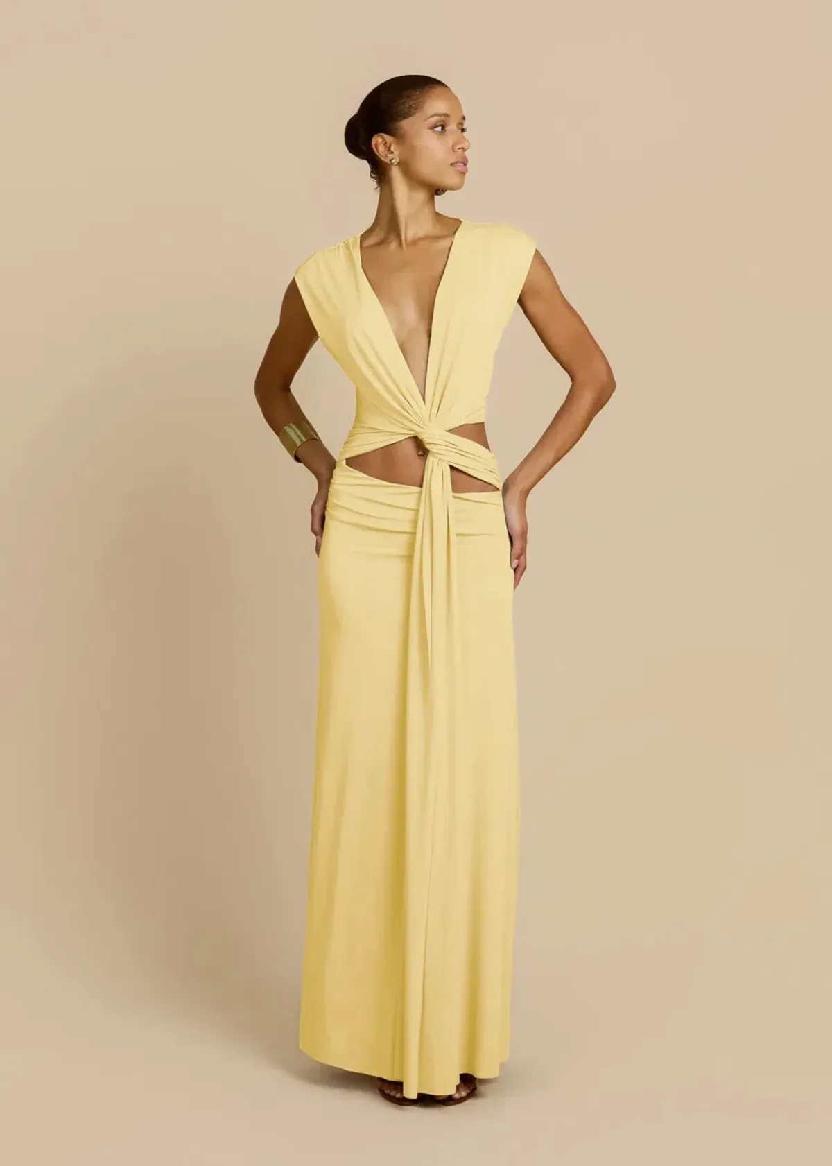 ARCINA ORI JADE DRESS LEMON SIZE 8 (S) - Image 2