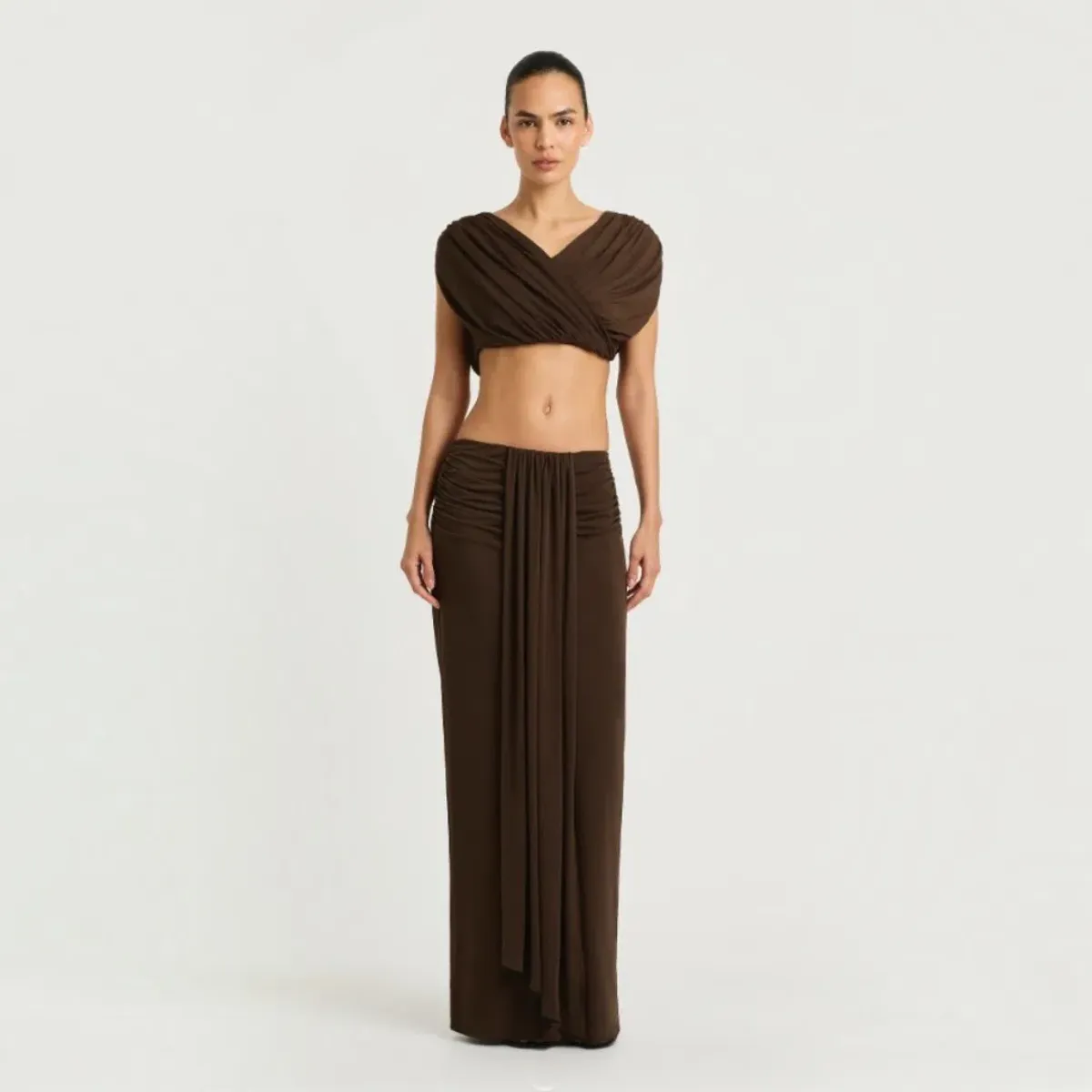 BENNI Celia Set In Chocolate Size 8 - Image 1