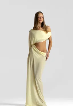 Natalie Rolt Imogen Dress Lemon Size 0/AU 6/XS for rent on The Volte - image 1