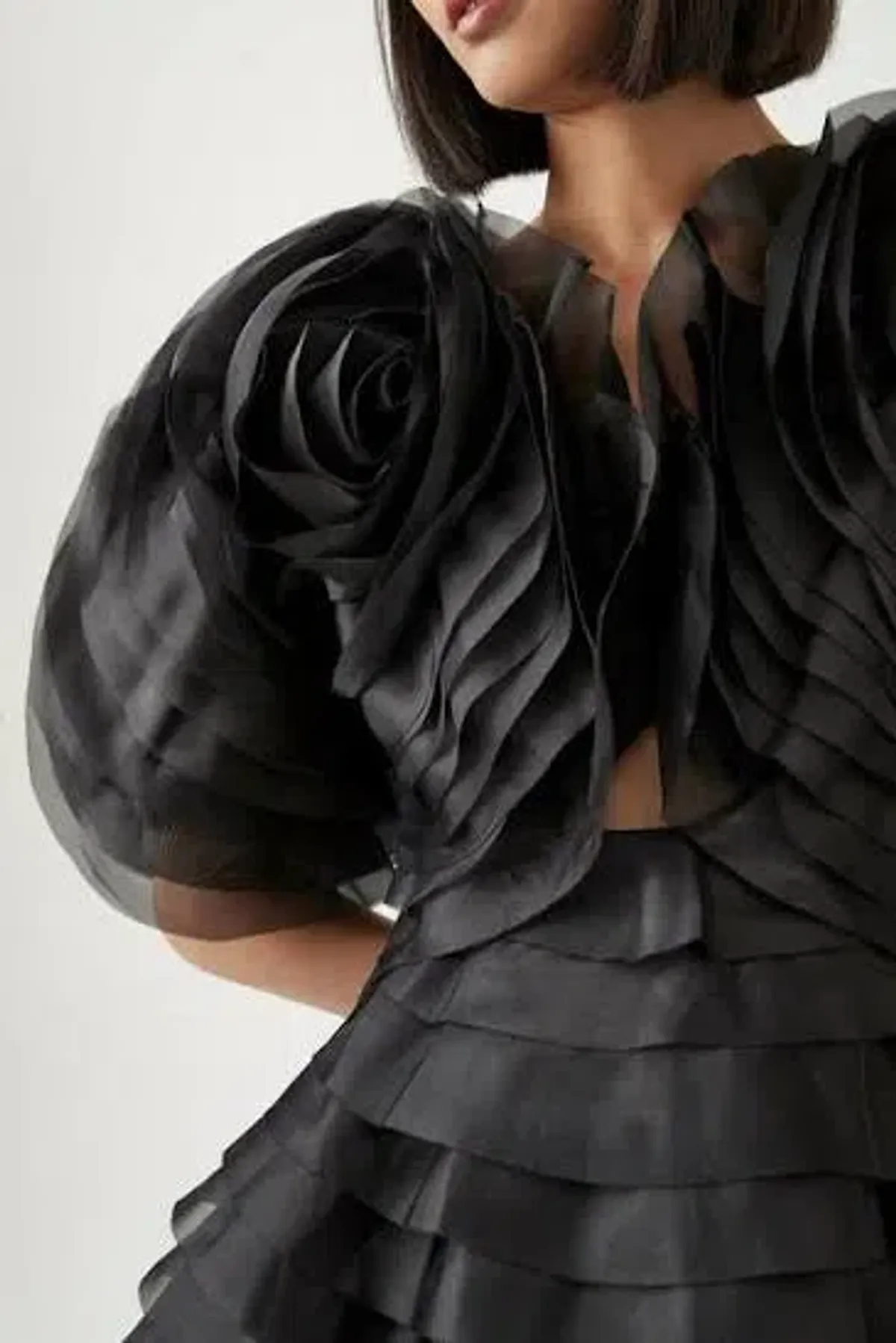 Aje Amour Mini Dress Black Size 8 - Image 2