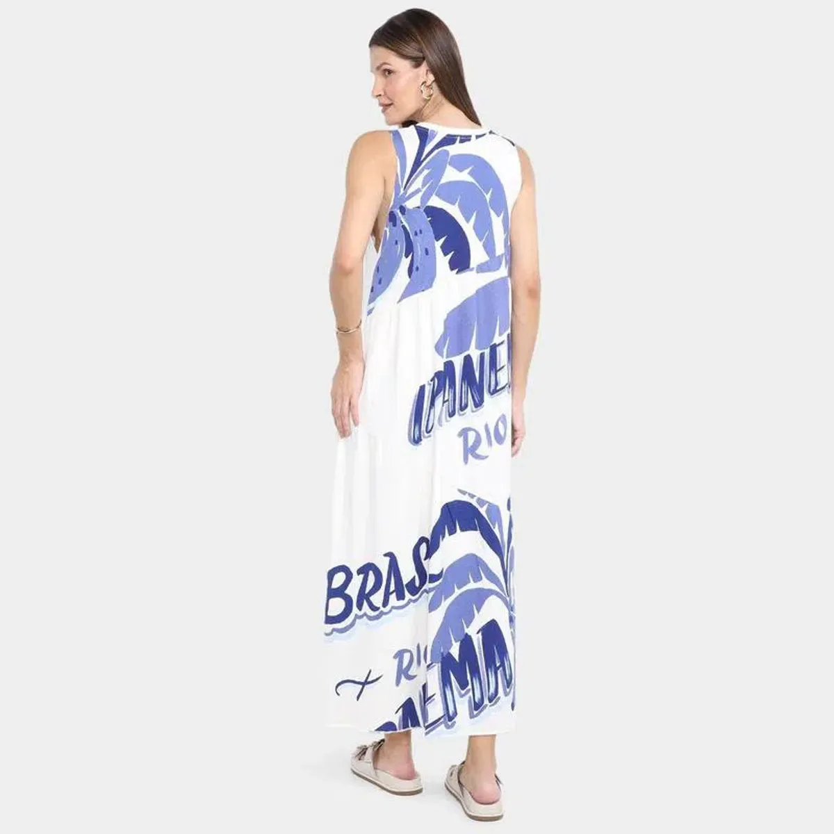 FARM Rio Ipanema midi dress size L - Image 6