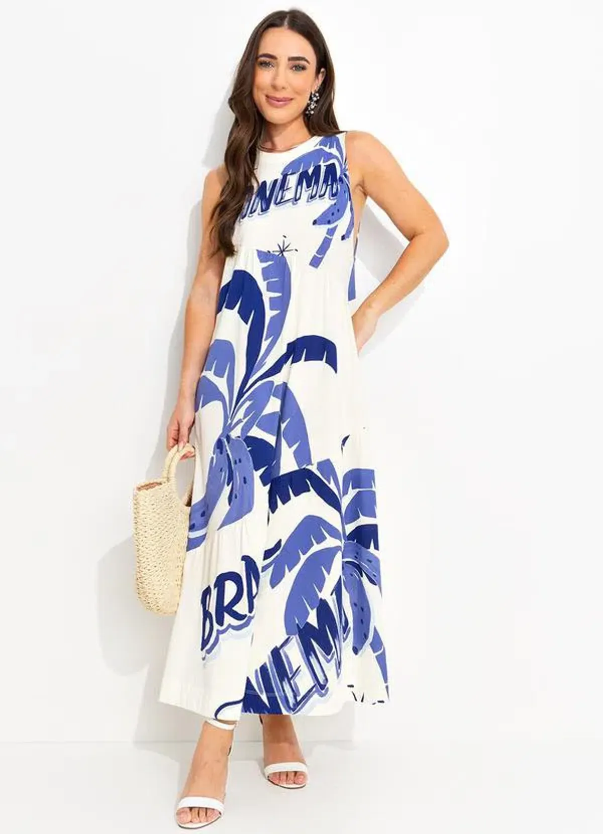 FARM Rio Ipanema midi dress size L - Image 1