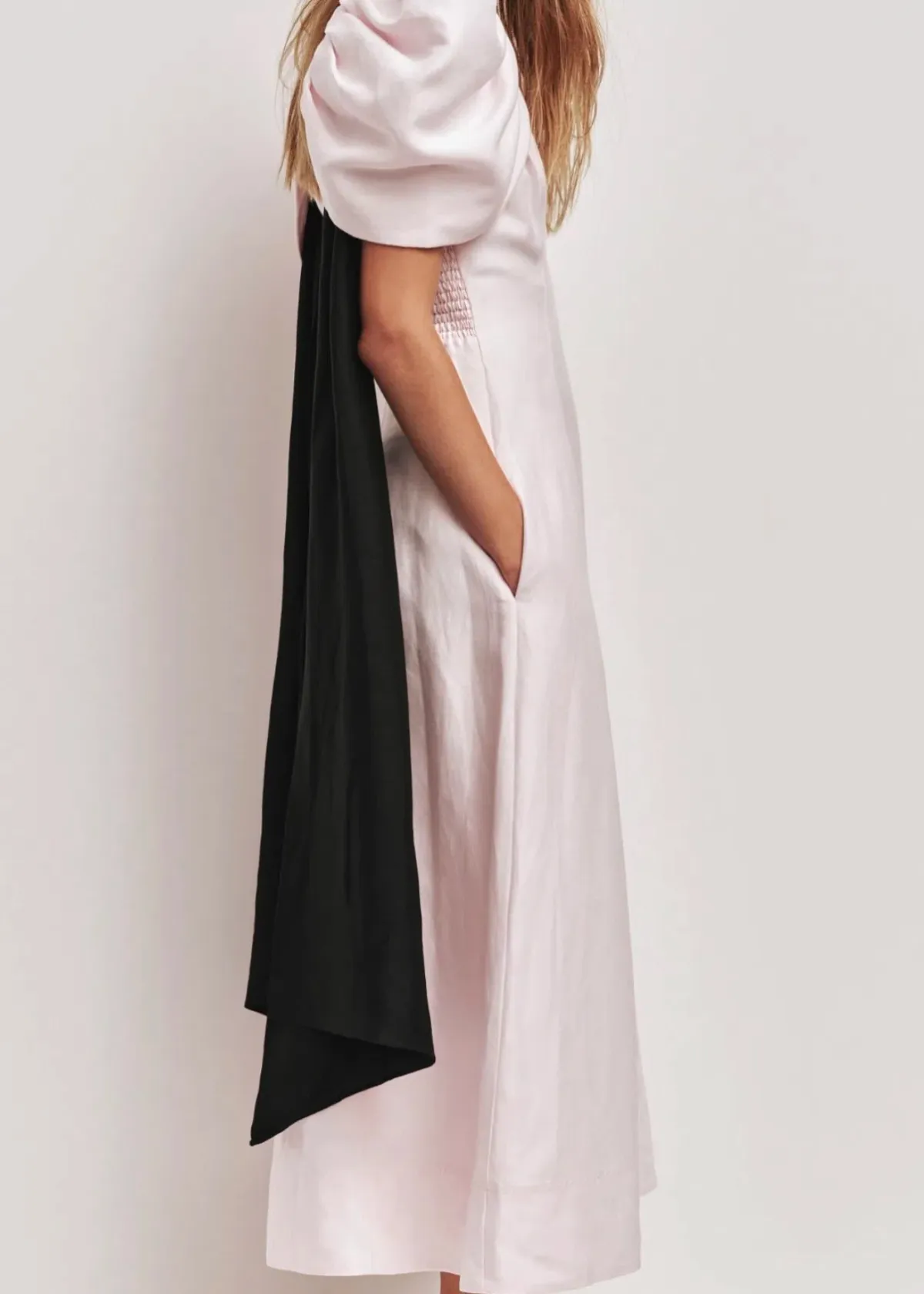 Bisou Midi Dress Pink - Image 2