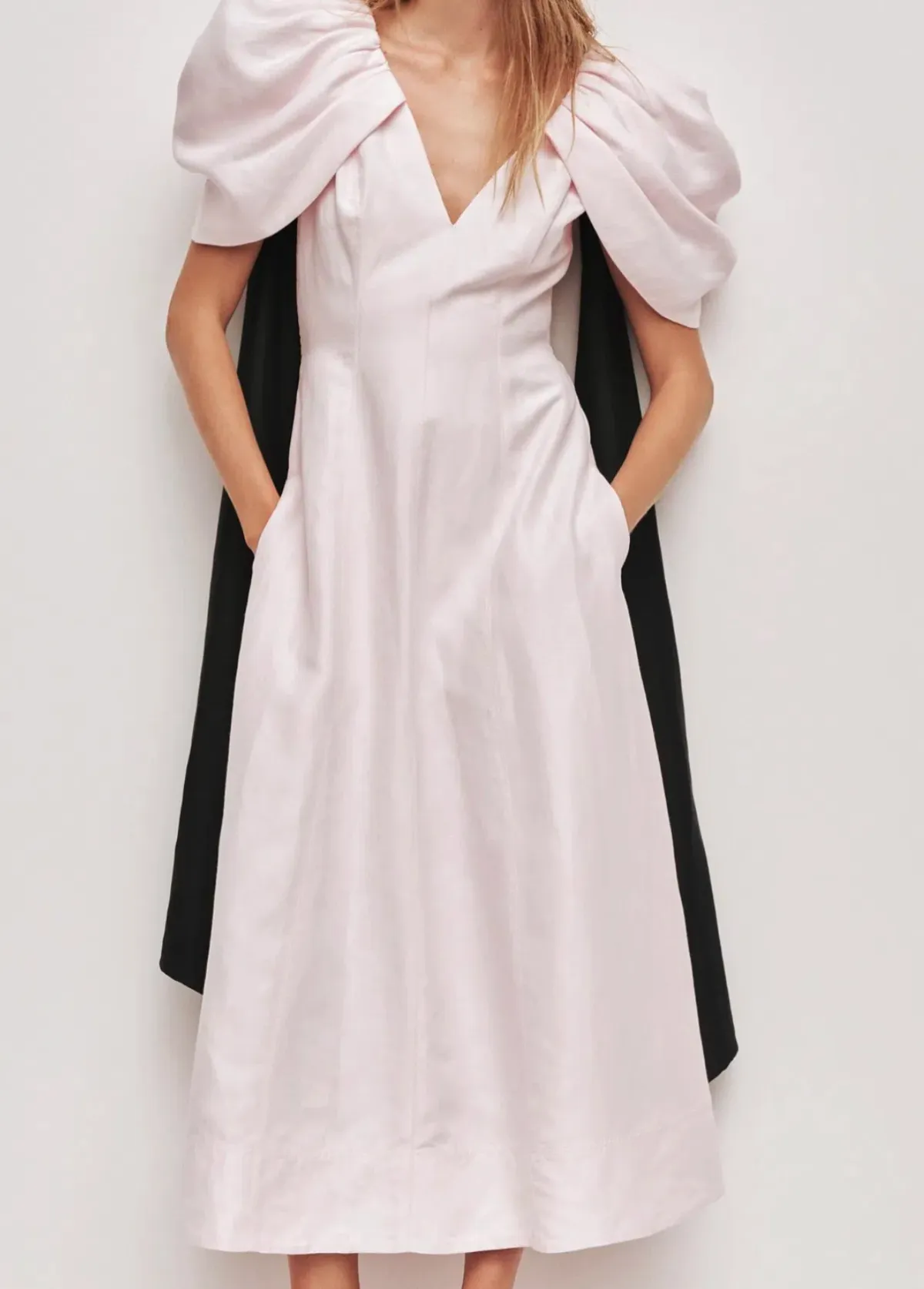 Bisou Midi Dress Pink - Image 1