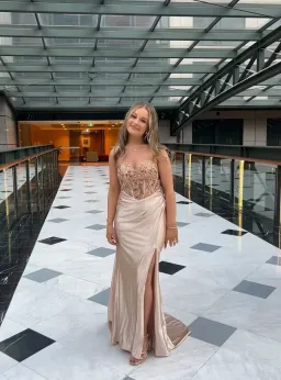 Cinderella Divine Dress Rose gold for rent on The Volte - image 1