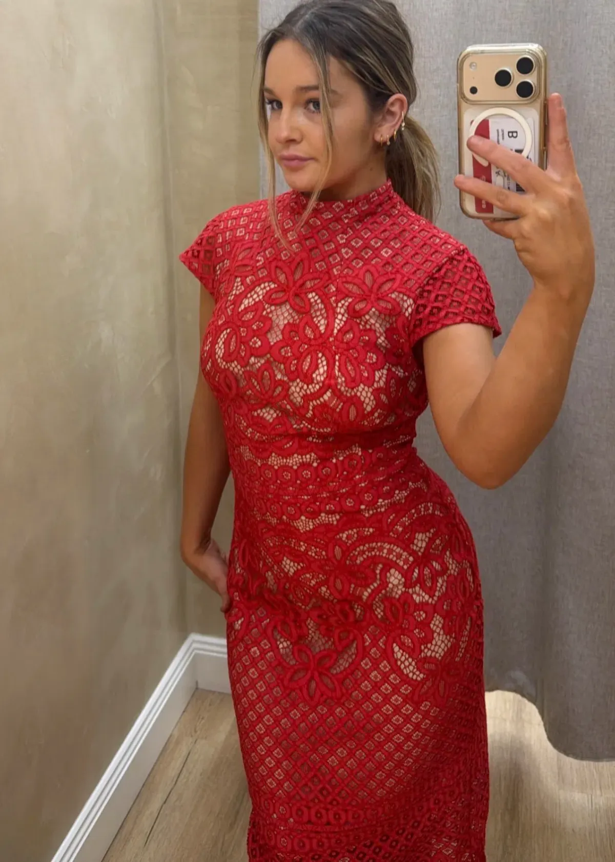 Red Lace dress from Lover - Image 3
