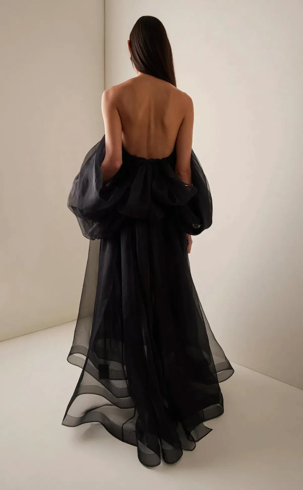 ZIMMERMANN Crush Off Shoulder Organza Gown Size 0/ AU 6/8 - Image 2