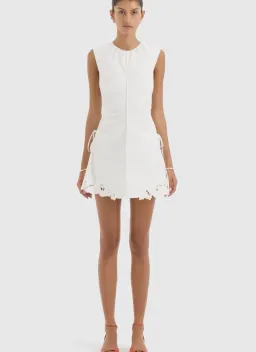 Sir Klara Mini Dress in Ivory Size 0/6 for rent on The Volte - image 1