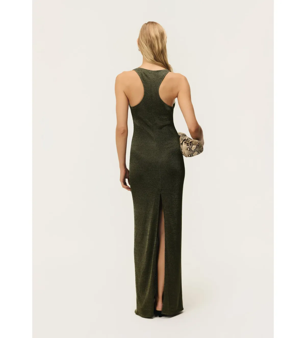 Arcina Ori Indi Dress in Khaki Metallic Size XS/AU6 - Image 2