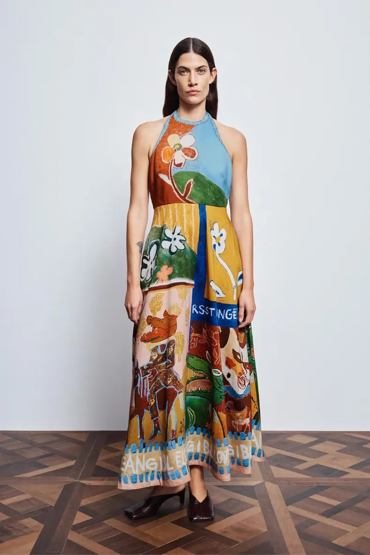 Alemais Mlak Halter Midi Dress Size 8  - Image 1