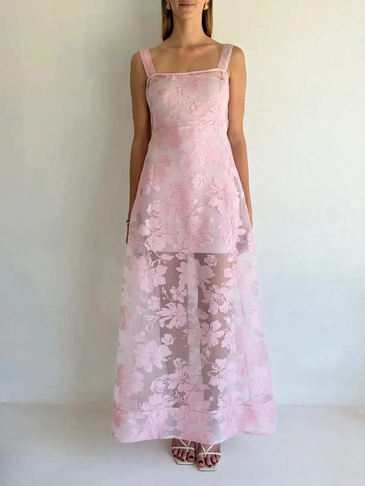 By Nicola Goldie Maxi Dress in Marshmallow size 12 - Image 1