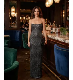 Arcina Ori Stevie Maxi Dress Chrome Size L/AU 12 for rent on The Volte - image 2