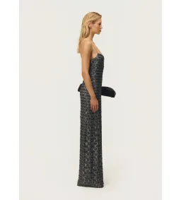 Arcina Ori Stevie Maxi Dress Chrome Size L/AU 12 for rent on The Volte - image 3