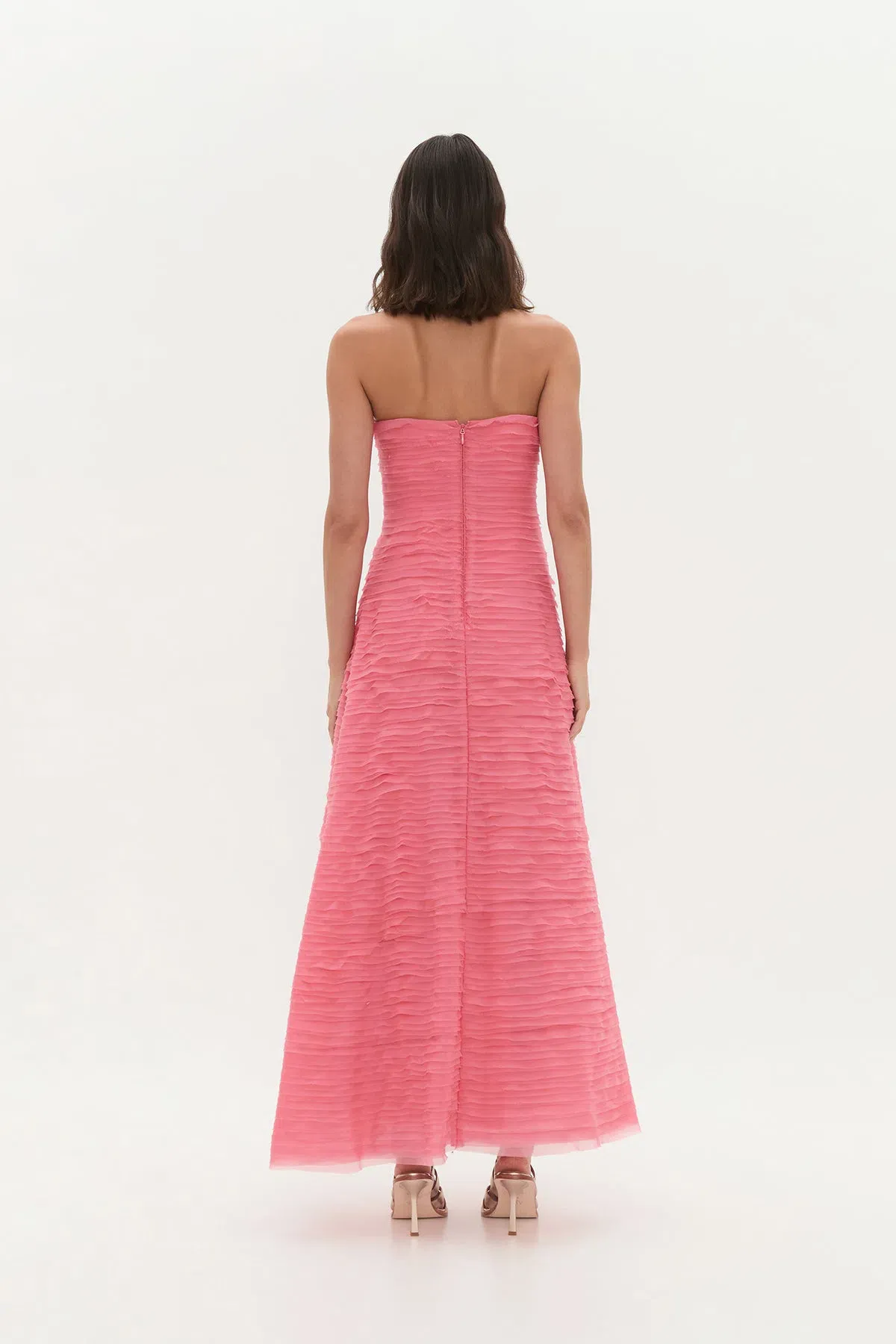 AJE SOUNDSCAPE MAXI DRESS GUAVA PINK SIZE 6 - Image 5