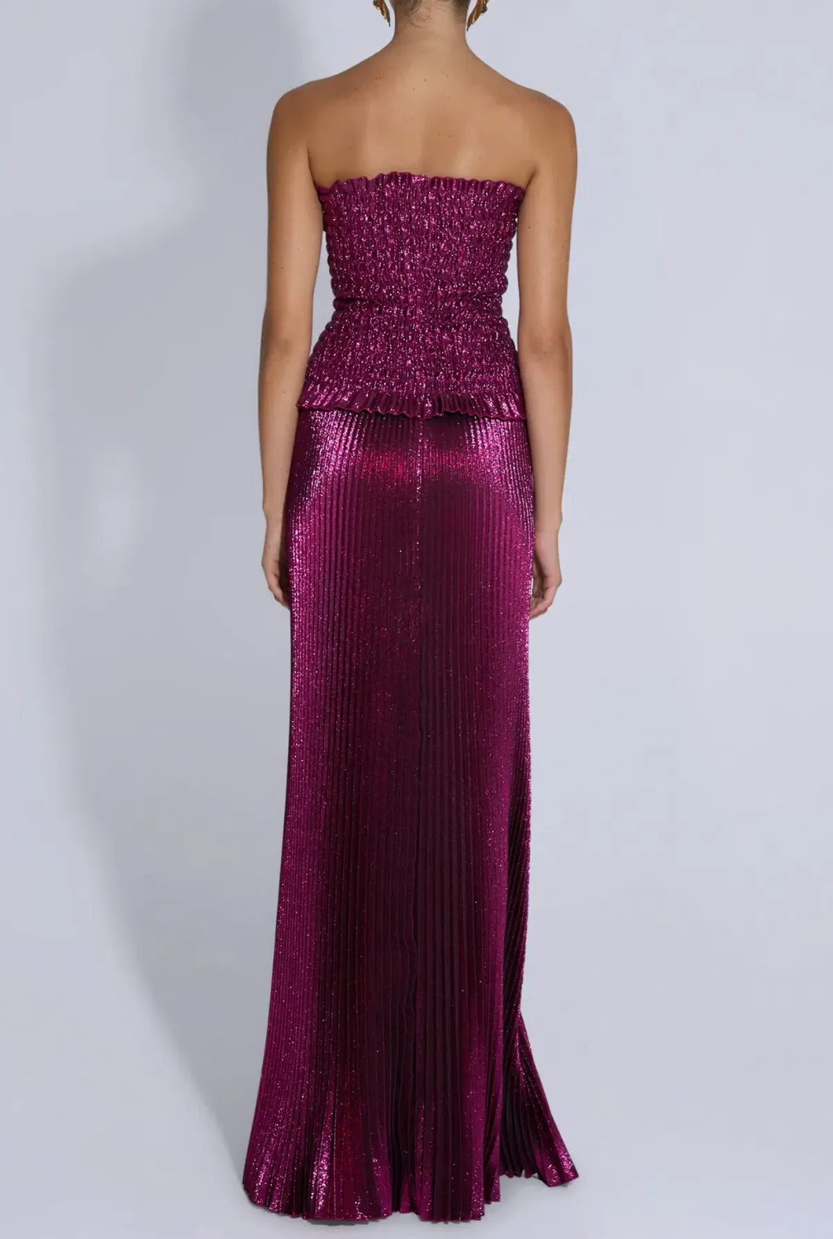 LIDEE Maya Gown in Sangria Glitter Size 6 - Image 6