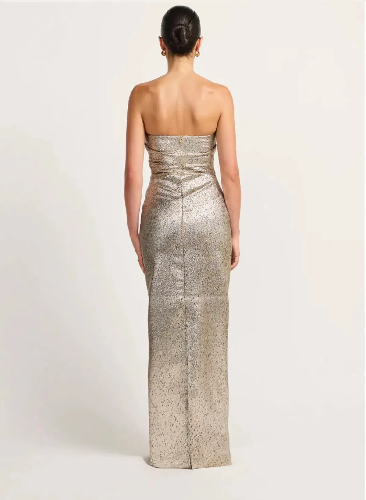 Tojha Tacoma Dress Metallic Champagne Size 8 - Image 3