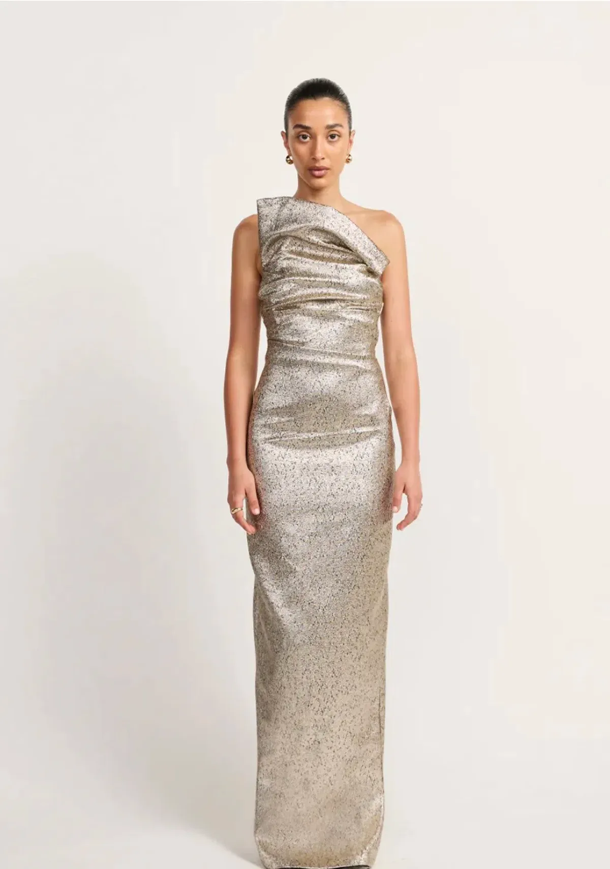 Tojha Tacoma Dress Metallic Champagne Size 8 - Image 2