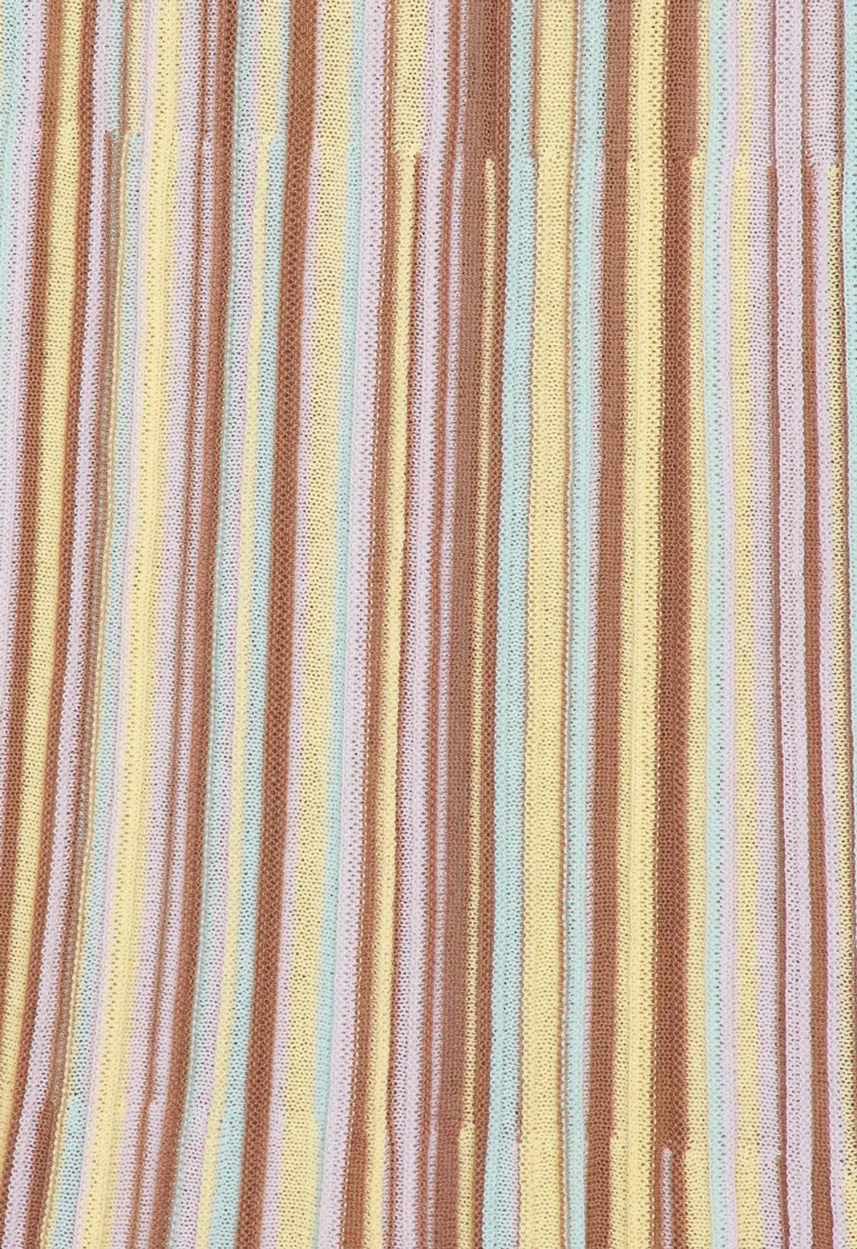Faithfull the brand Esenia Knit Dress Stripe Mocha size 8 - Image 3