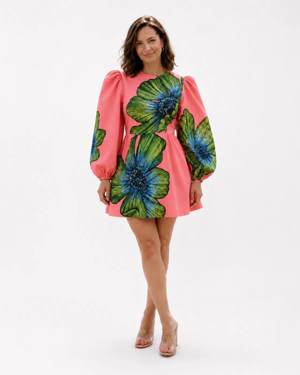 Only One Ashley Draw Me a Flower Mini Dress – Size 10 - Image 1