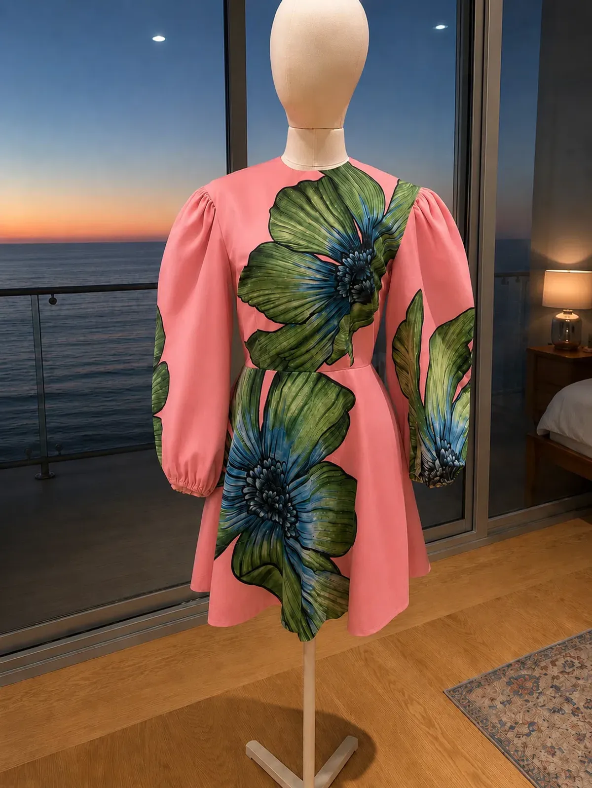 Only One Ashley Draw Me a Flower Mini Dress – Size 10 - Image 4