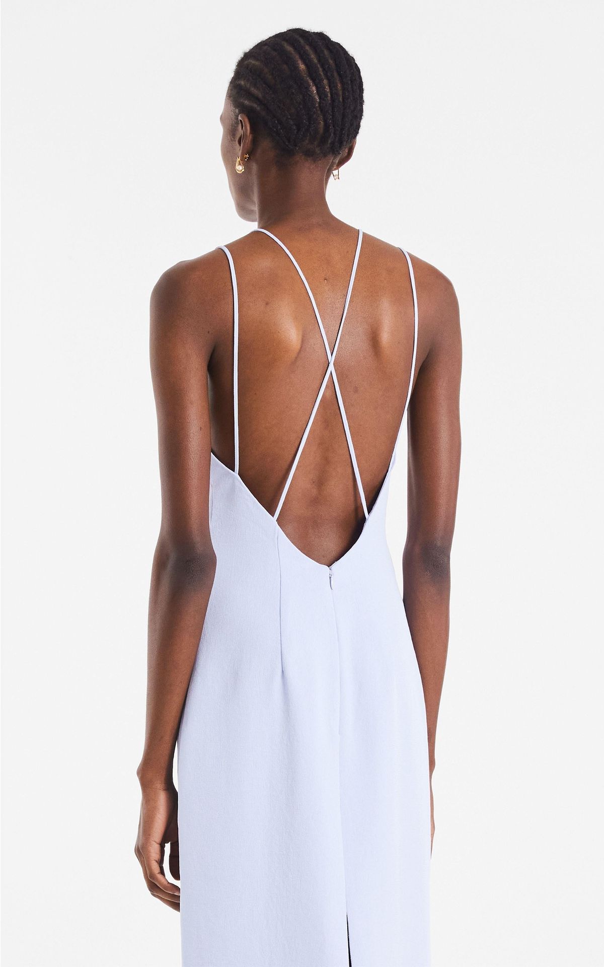 Dion Lee Whitewash Link Slip Dress Blue Size 10  - Image 7