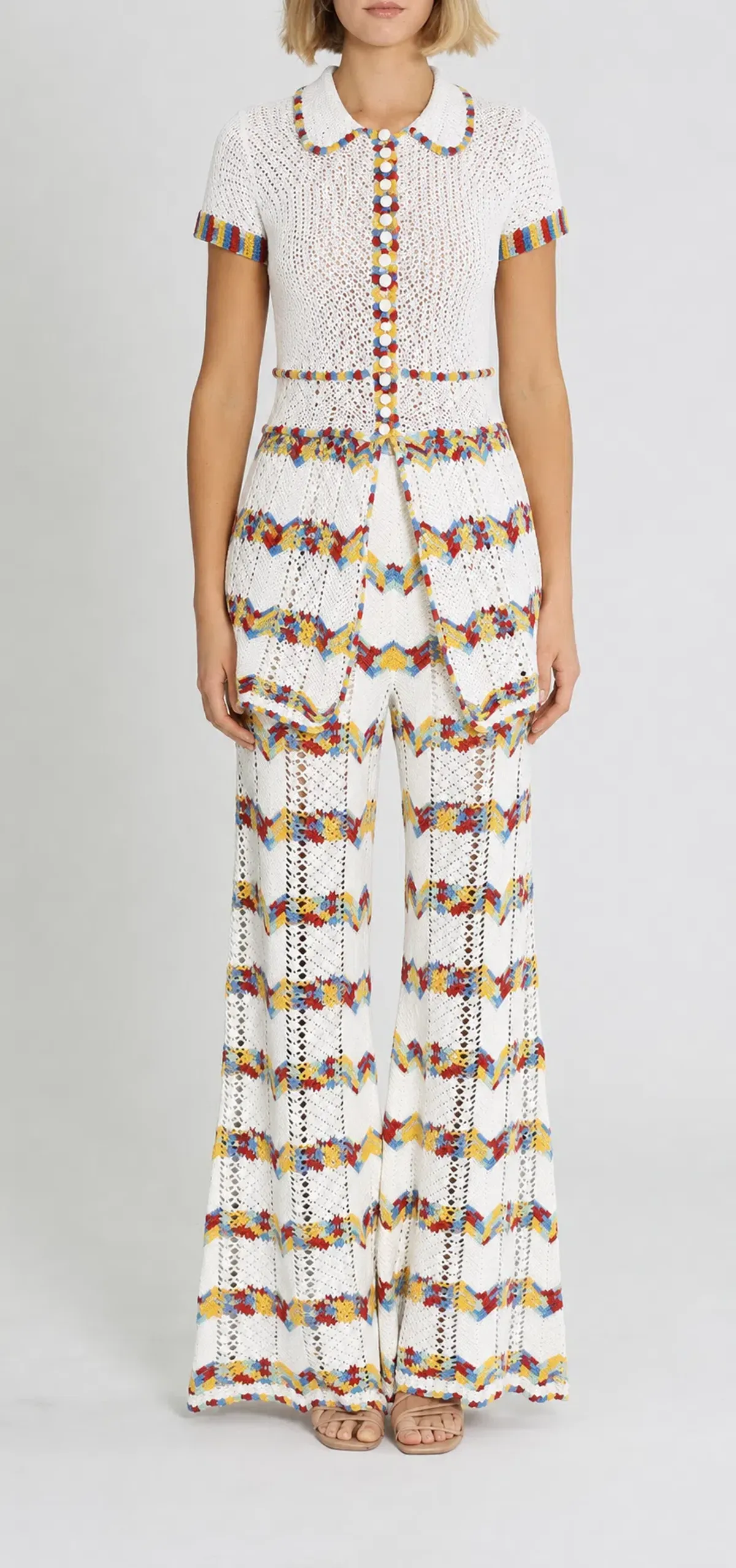 Alice McCall Sugar Me Crochet Top and Pants Set – Size 10 - Image 2