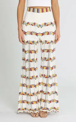 Alice McCall Sugar Me Crochet Pants Flares – Size 10 for rent on The Volte - image 2