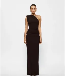 Effie Kats Greer One Shoulder Ruched Maxi for rent on The Volte - image 1