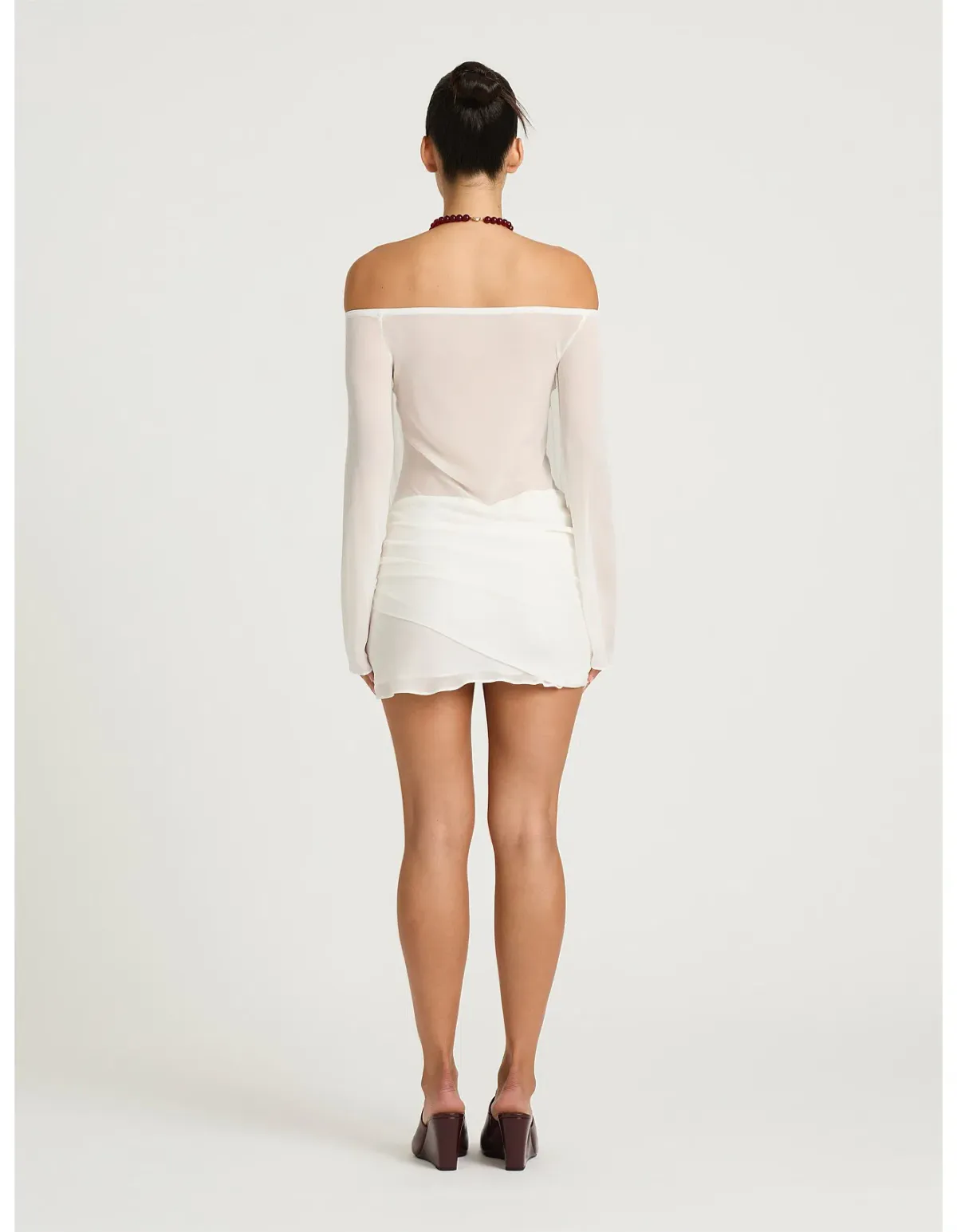 Benni Bernie Mini Dress White Size 8 - Image 2