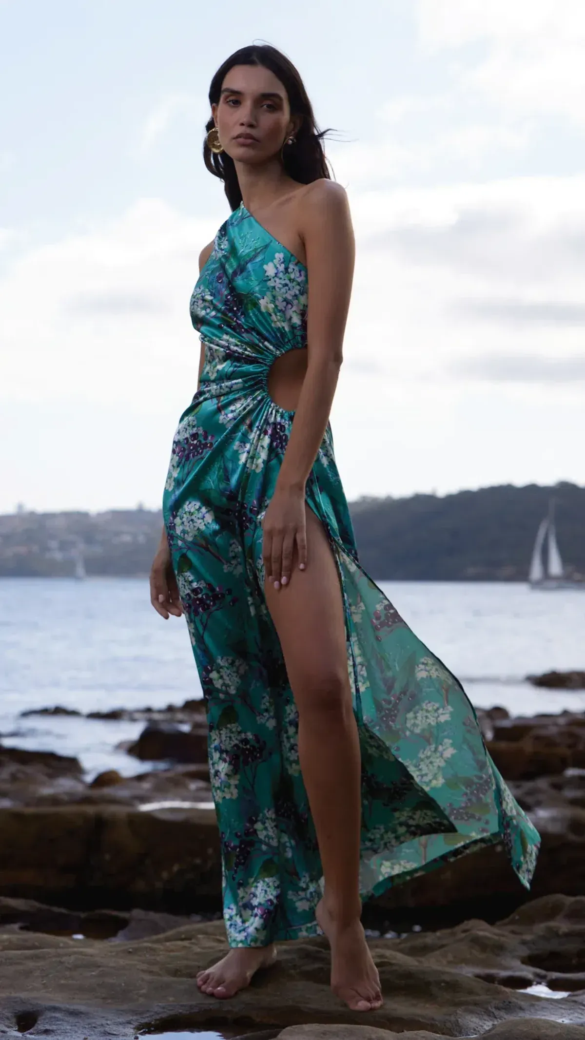 Sonya Moda Nour Maxi Dress Fiori de Sambuco Size 16 - Image 2