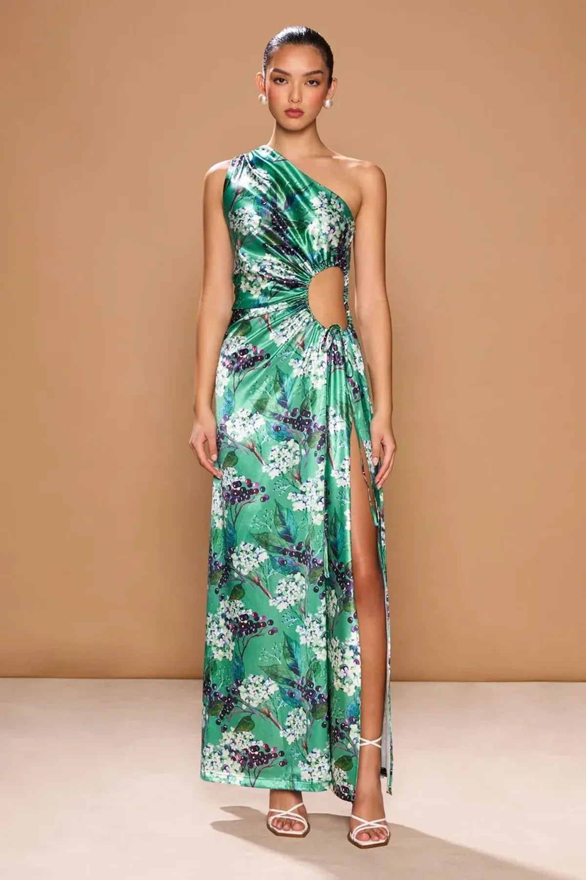 Sonya Moda Nour Maxi Dress Fiori de Sambuco Size 16 - Image 1