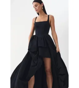 Aje Alani Maxi Gown Black Size AU 8 for rent on The Volte - image 4