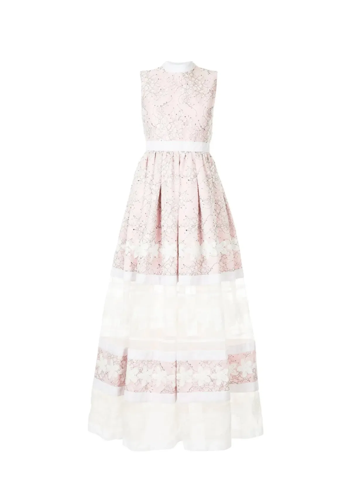 Huishan Zhang Beau Lace Panel Dress - size 10 - Image 5