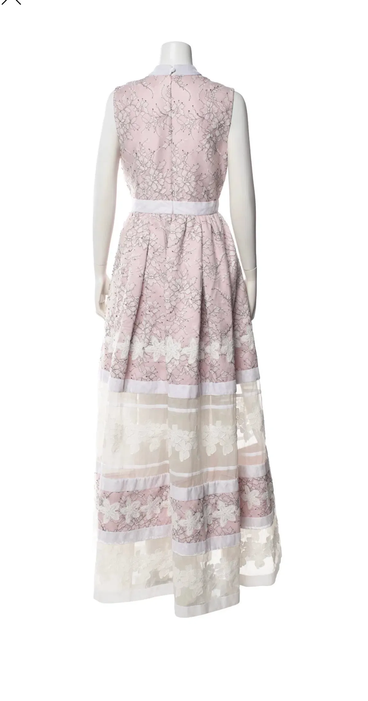 Huishan Zhang Beau Lace Panel Dress - size 10 - Image 9