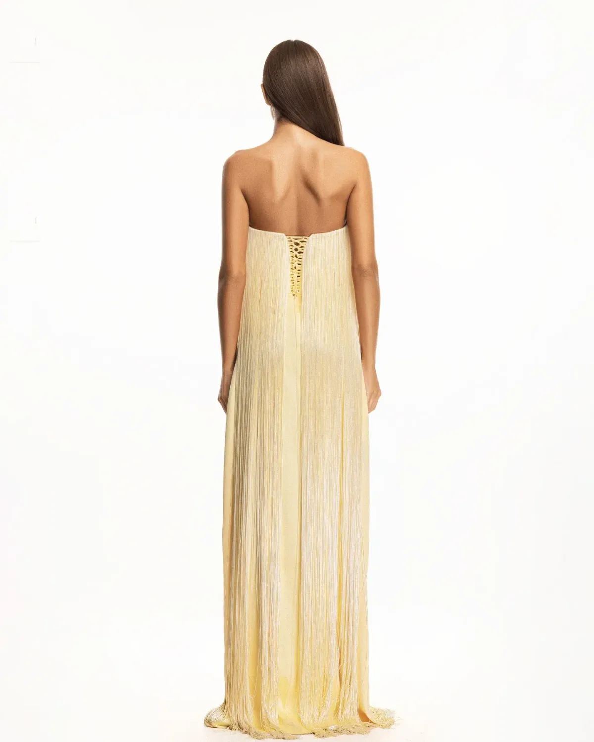 MATTERS Mare Butter Yellow Maxi Dress size 10 - Image 2