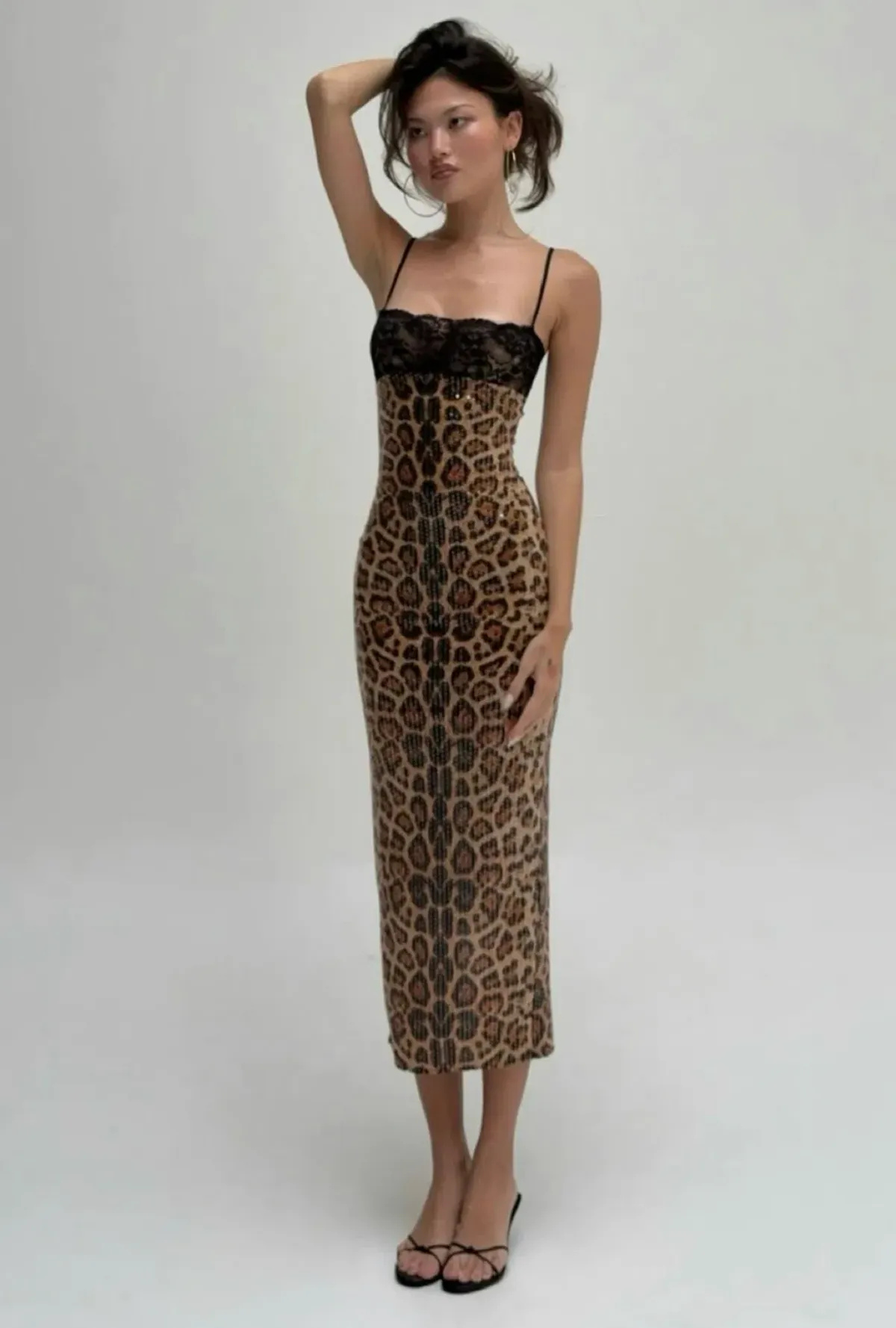 Malimarea Chui Midi Dress Size M/10 - Image 3