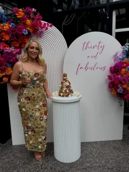Rachel Gilbert Francesca Gown in Gold Size 4/AU14 for rent on The Volte - image 8