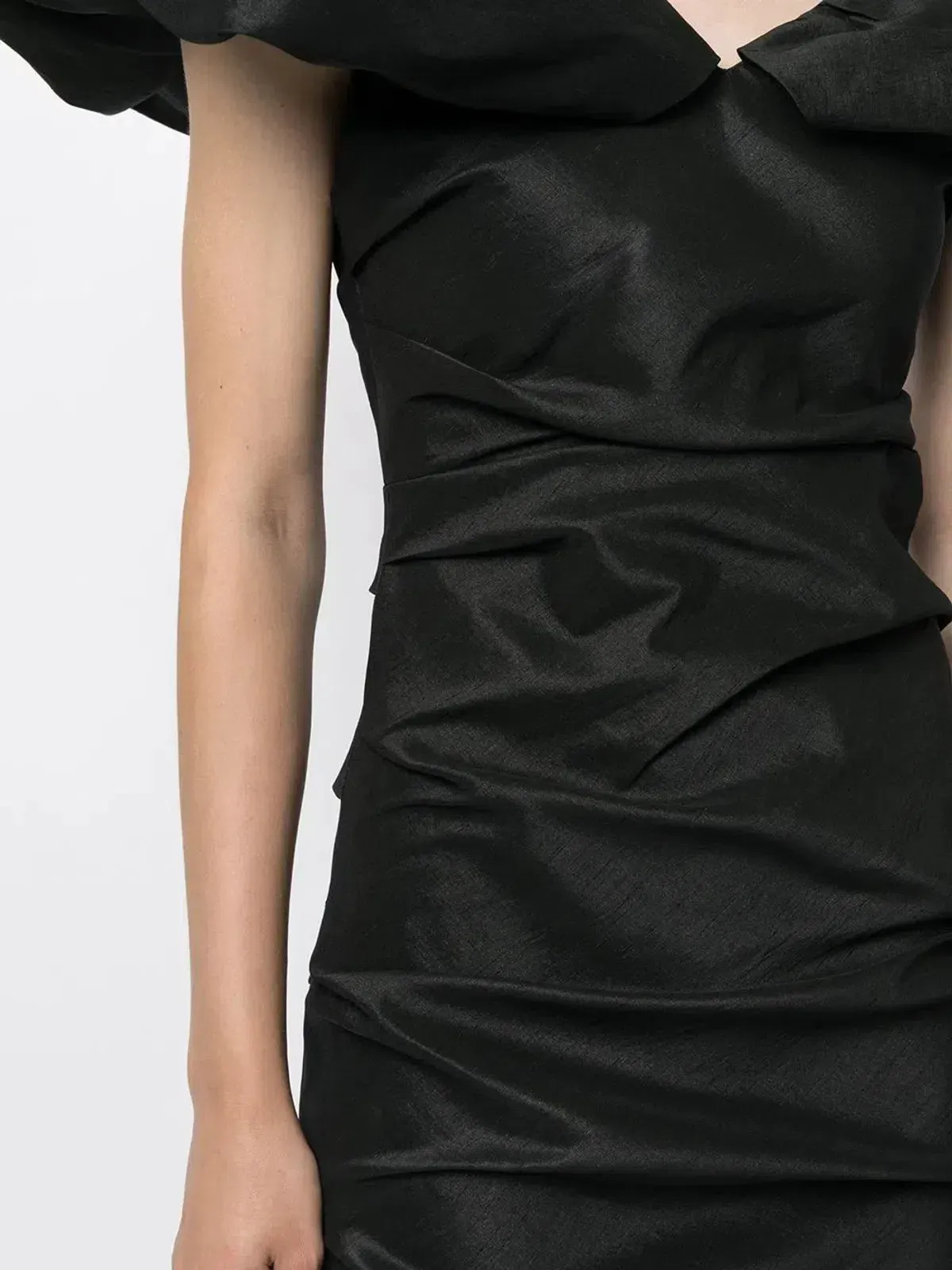 Rachel Gilbert Frey Maxi Gown Black Size 12  - Image 4