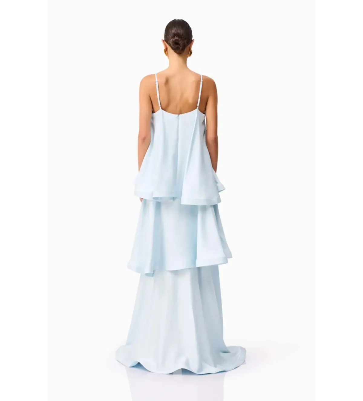 Elliatt Tilly Tiered Maxi Dress in Blue Size XXL/AU16 - Image 3