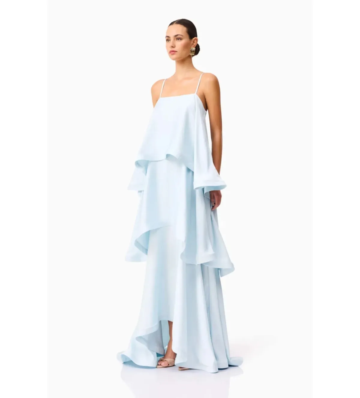 Elliatt Tilly Tiered Maxi Dress in Blue Size XXL/AU16 - Image 2