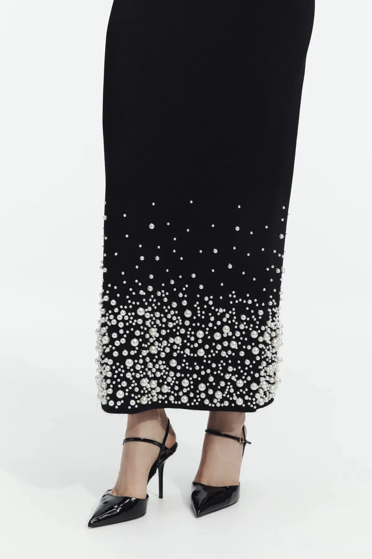 AJE Marlene Pearl Knit Midi Dress - Image 3