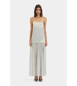 Sir the Label Noria Tiered Maxi Gown in Powder Blue Size 1 / AU 8 for rent on The Volte - image 5
