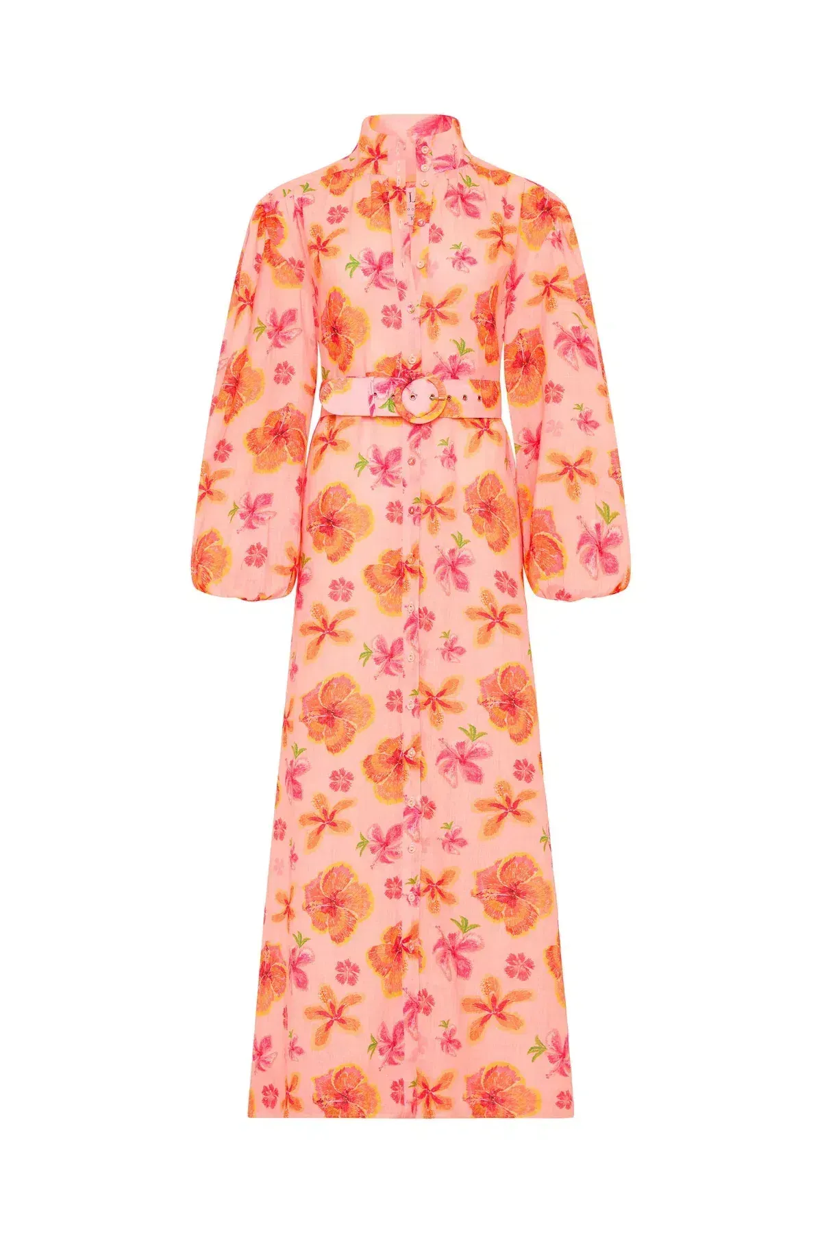 Palm Noosa Noddy Maxi Pink Spanish Hibiscus Size 8 - Image 3