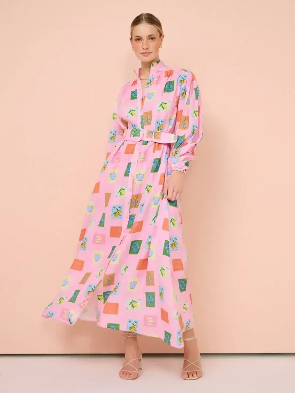 Palm Noosa Noddy Maxi Pink Emblem Size 8 - Image 1