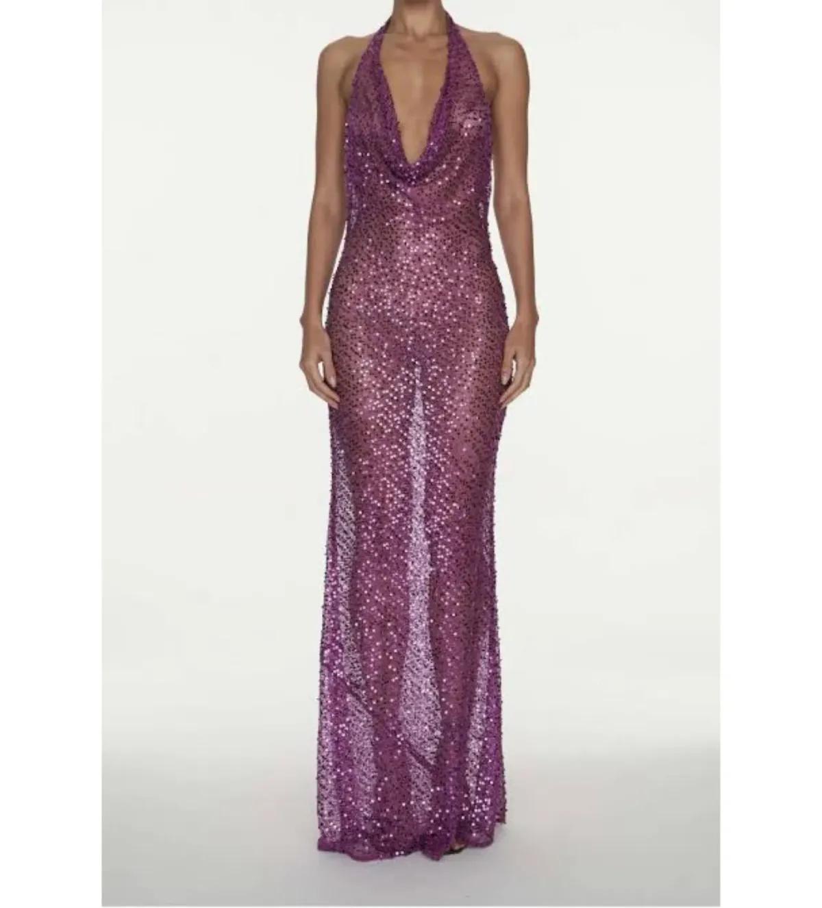 Rat & Boa Verona Maxi Dress Purple Size 6 - Image 2