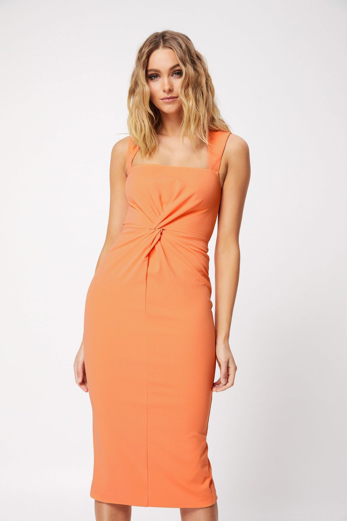 Mossman The Envision Dress Peach Size 8 - Image 5